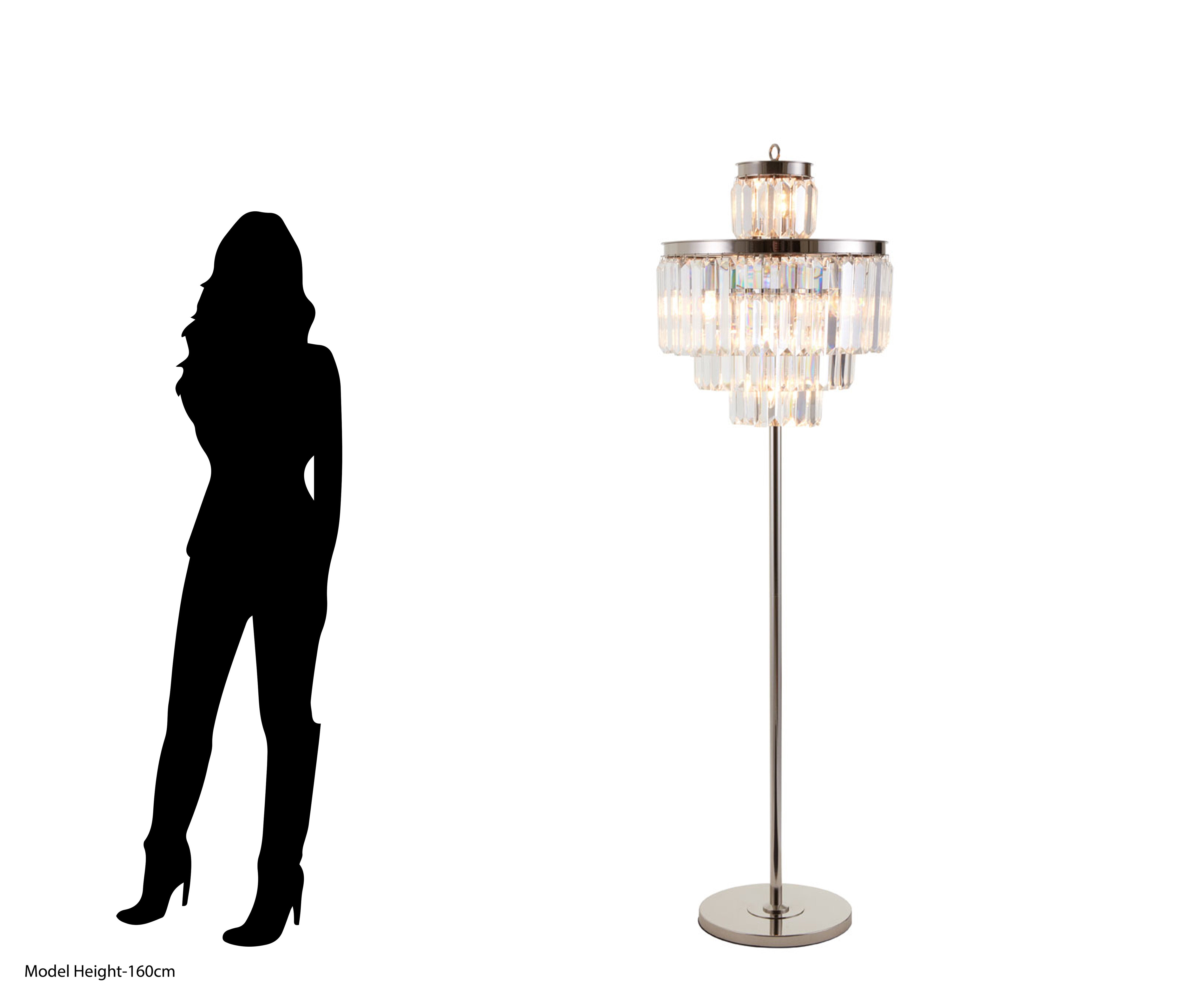 Candace Townhouse 10 Bulbs Floor Lamp
